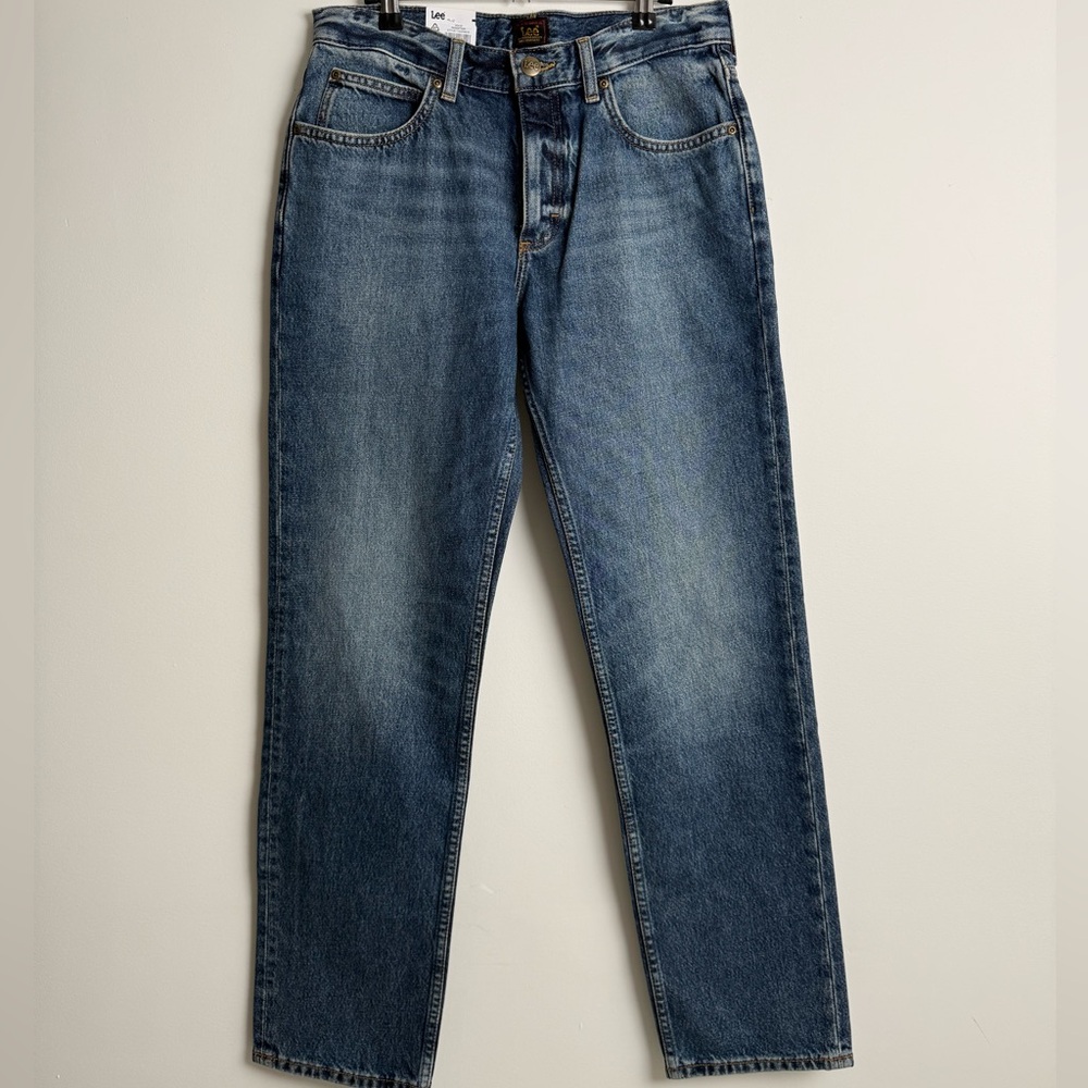 Lee “west” Men's Straight Fit Blue Jeans